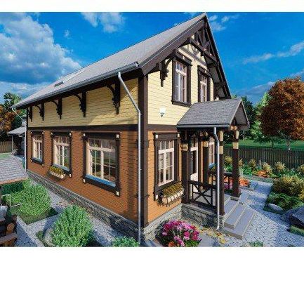 Купить Двухэтажный кирпичный дом 150 м2 с террасой