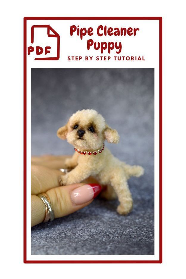 The video tutorial "How to make miniature dogs and puppies for cleaning pipes" is the perfect opportunity for any craft or dog lover who will help create their own miniature puppy using fluffy wire! This file includes a step-by-step video guide that explains how to easily make adorable pipe cleaning puppies. With simple instructions and visual demonstrations, you can create many different dogs and puppies that are perfect for collecting or giving a gift to a loved one. Unleash your creativity and create your own pipe cleaning puppy today!